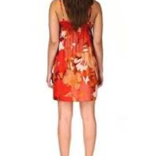 Sanctuary Size XL Women's Orange Floral Sundress New With Tags - Picture 2 of 8