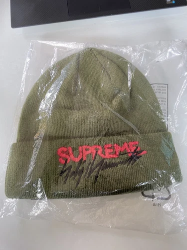 Supreme Yohji Yamamoto Beanie Olive Neuf avec étiquette New Era FW20