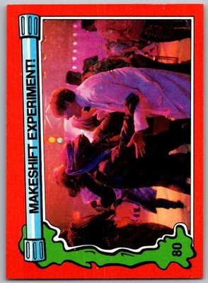   1991 Topps Teenage Mutant Ninja Turtles II #80 Makeshift Experiment!