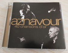 2 CD ALBUM COMPILATION 40 CHANSONS D'OR CHARLES AZNAVOUR 40 TITRES 2001