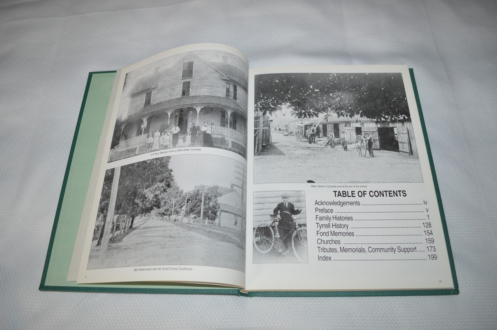 THE HERITAGE OF TYRRELL COUNTY ~ NORTH CAROLINA ~ VOLUME I ~ 1995 ~ SIGNED ED.