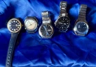 Vintage Watch Lot, Seiko Automatic Running + Timex Electric/Quartz, Repair/Parts