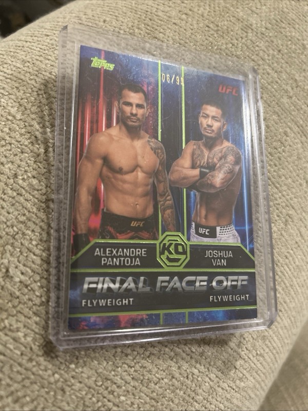 Topps 2026 UFC Knockout Final Face Off FF-5 Alexandre Pantoja Joshua Van 6/99