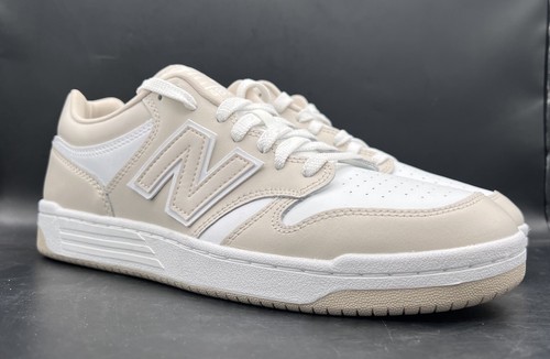 New Balance 480 Herren Größe 10/11,5 Damen hellbraun/weiß Tennisschuhe neu im Karton " - Bild 2 von 20