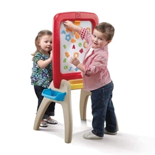 Step2 All Around Easel for Two Kids Activity Table Double-Sided Art Board