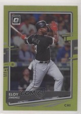 2020 Panini Donruss Optic Retail Lime Green Prizm Eloy Jimenez #136 4l3