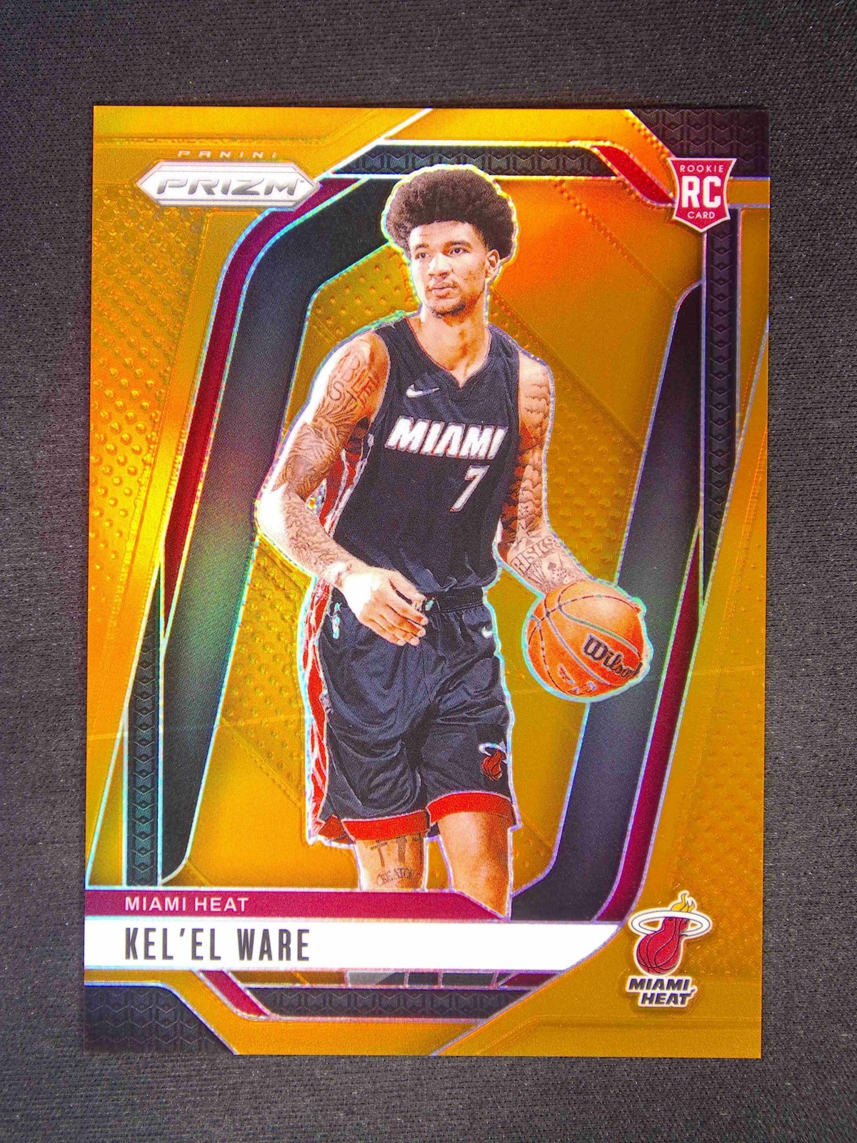 2024-25 Panini Prizm Kel'el Ware #248 RC Rookie Orange /49