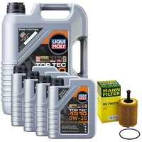 MotoröL Set 4210 0W-30 Liqui Moly 9 Liter + ÖLfilter FüR VW Touareg 2.5 R5 TDI