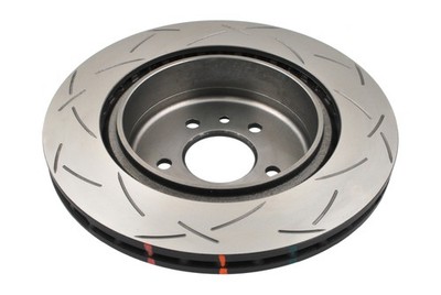 DBA For 2009+ Lotus Evora 3.5 Coupe Rear T3 4000 Series Slotted Brake Rotor