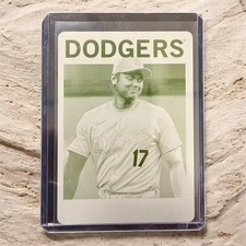 2025 Topps Archives Shohei Ohtani Dodgers Yellow 1/1 Print Plate 🔥 RARE 🔥 NM+
