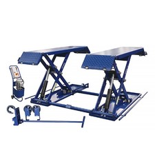 6600 Lbs Mid Rise Scissor Auto Lift Pneumatic Release 110v Car Lift