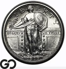 1917 Standing Liberty Quarter Type 1 *Key Date* Razor Sharp Gem BU++ FH