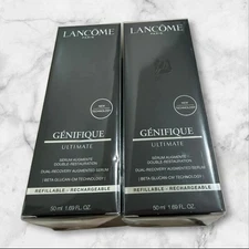 FOR 2 Lancome Genifique Ultimate Dual-Recovery Augmented Serum 1.69 fl oz / 50mL