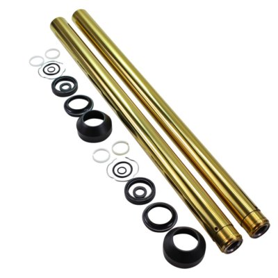 Gold Titanium Nitride Coated Fork Tubes Stock Length 41mm for FXST