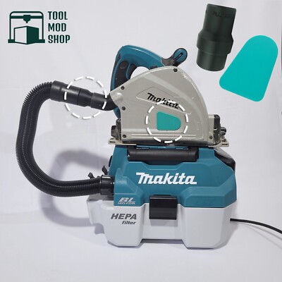 Makita SP6000 Corded Plunge Saw Dust Hose Adaptor for Makita DVC750lz 18v  Vacuum UK
