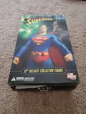 Dc Direct Superman / Clark Kent 13” Deluxe Collector Figure Limited To 5000