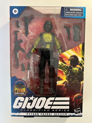 GIJOE CLASSIFIED PYTHON PATROL OFFICER MOC