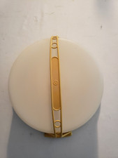 Vintage Tupperware Pie Cake Keeper Taker Carrier 719-1 Harvest Gold With Handle