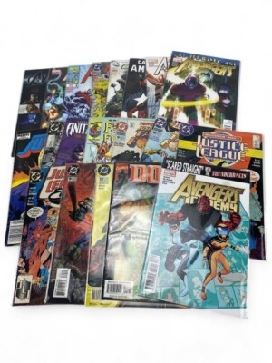 Grouping of 20 DC and Marvel Comic Books