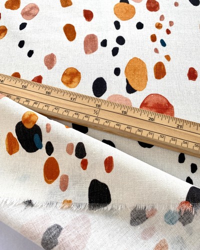 Minerva Exclusive Pebble Stone Linen Viscose Blend Fabric - POD - per metre - Picture 2 of 6