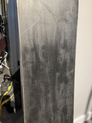 Burton Factory Prime 160 Cm Alpine Racing Snow Board 60 Black 62.5