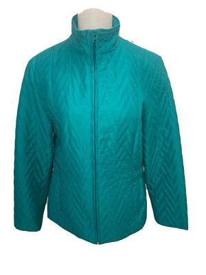 NONI B Quilted Turquoise Jacket Sz S Australia