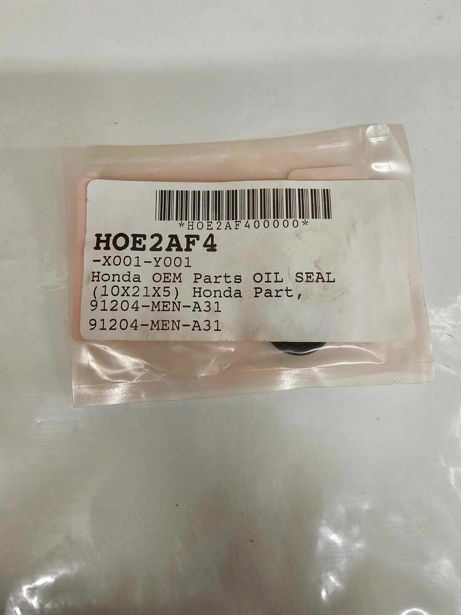 Honda 91204-MEN-A31 Oil Seal - 10x21x5mm Genuine OEM Replacement