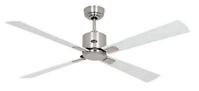 Deckenventilator Fernbedienung Decken Lüfter Kühler Eco Neo BN 132 cm Weiß Grau - Bild 1 von 4