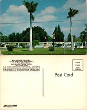 Postal Buchanans Motel Palm Trees Port St Lucie Florida FL
