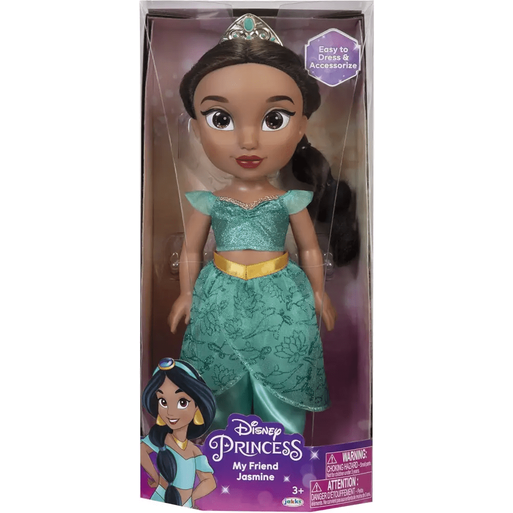 Disney Princess Bambola Principessa Jasmine 38 cm con bellissimi occhi scintilla