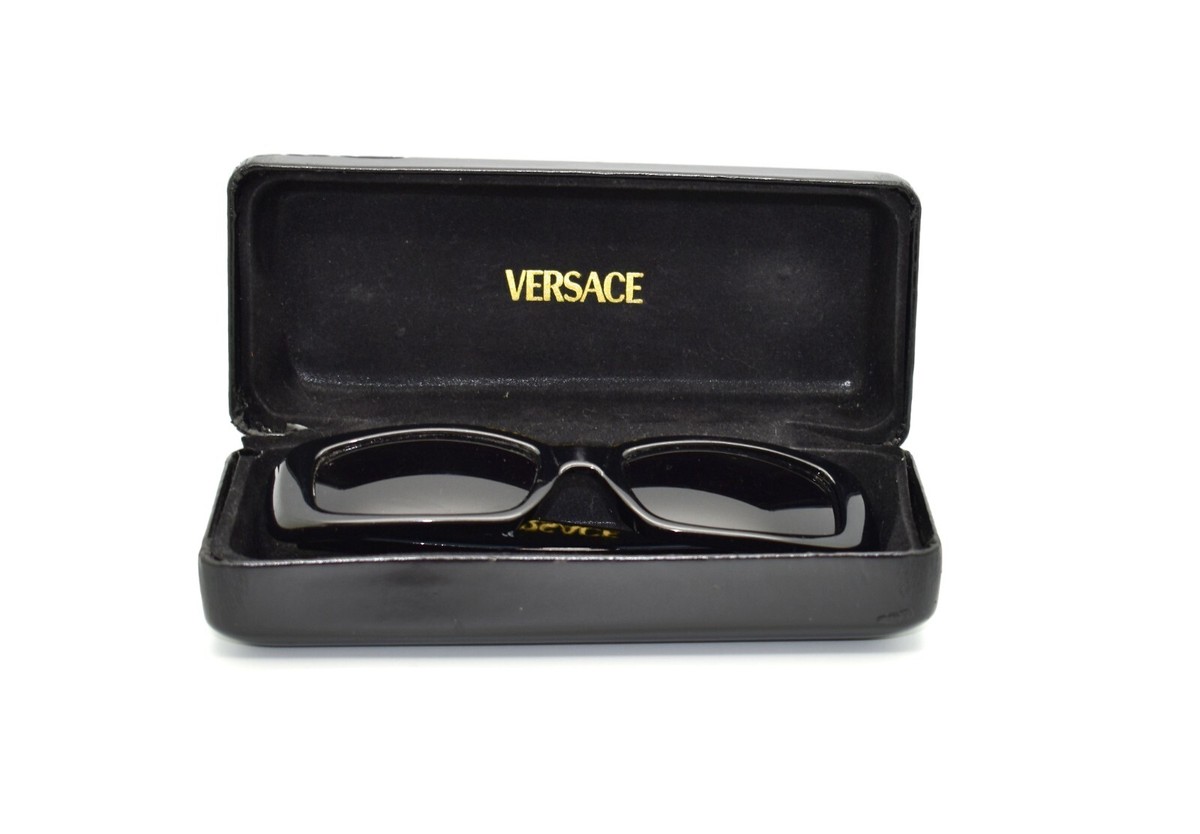 D0 Auth GIANNI VERSACE Vintage Medusa Black Gray Mod 249/H Col 852