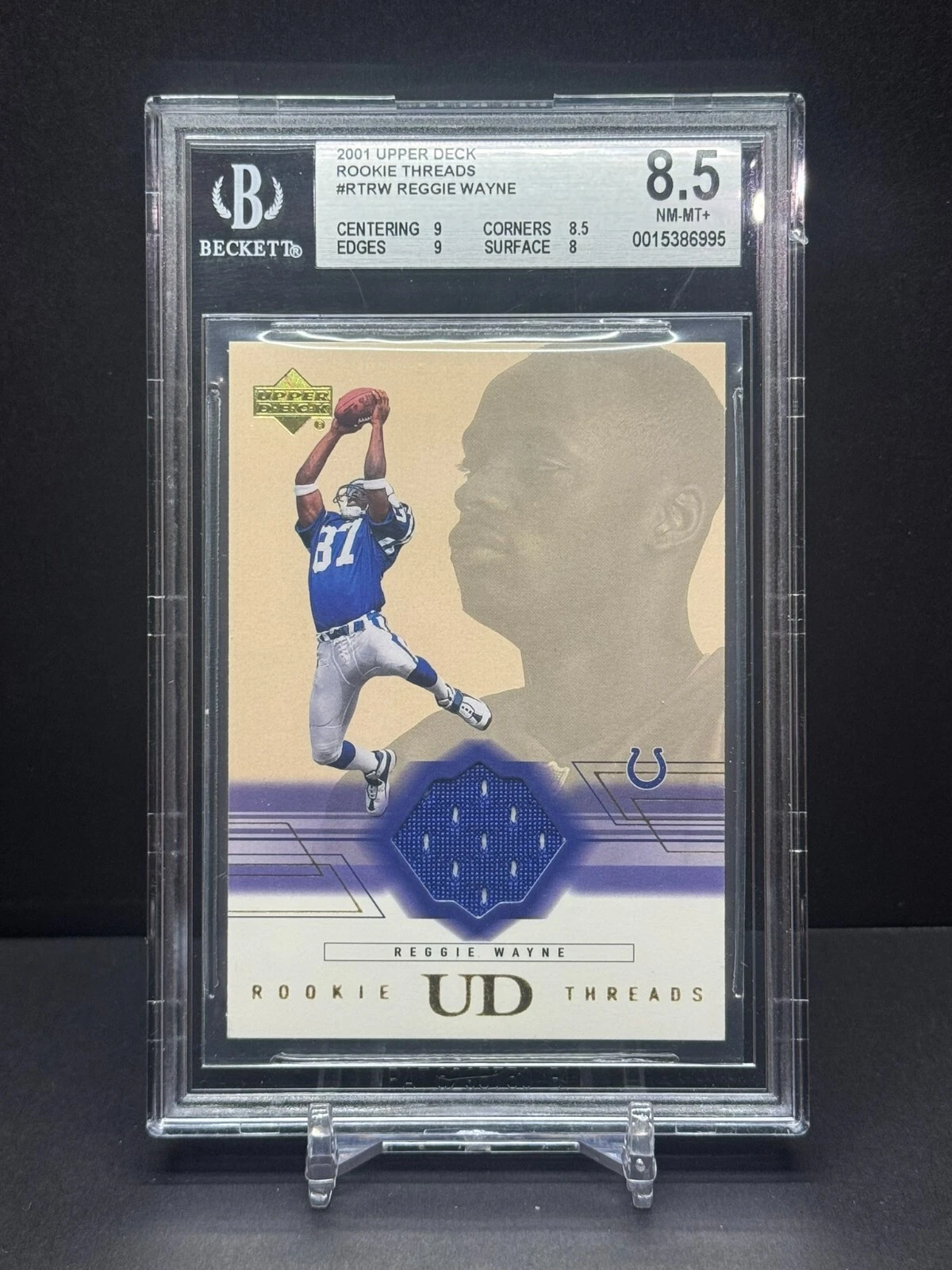 Reggie Wayne Upper Deck Rookie Threads #RTRW Rookie Threads