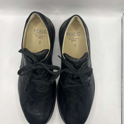 FIDELIO Hallux Harry Black Leather new in box -Men's US size 10 - Rare Find