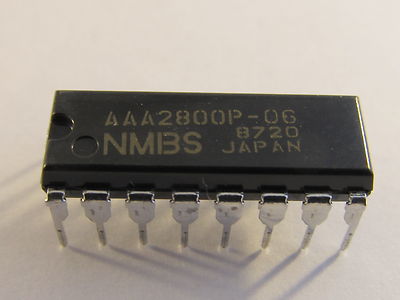 2 Stück/pcs AAA2800P06 NMBS DIP16 CMOS 256Kx1 Dynamic RAM 41256 DRAM AAA2800P-06