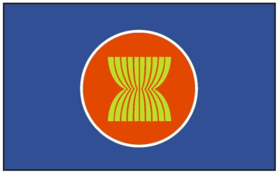 Asean Flag Sticker Decal F36