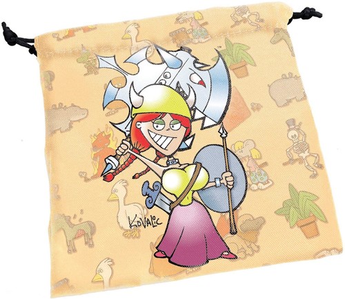 Munchkin Dice Bag | Large 7" x 7" Drastring Bag for RPG and Tabletop Games - Picture 3 of 4
