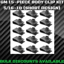 1960-1987 C10 Pick Up Interior Exterior Front End U NUTS BODY BOLT CLIPS 5/16-18