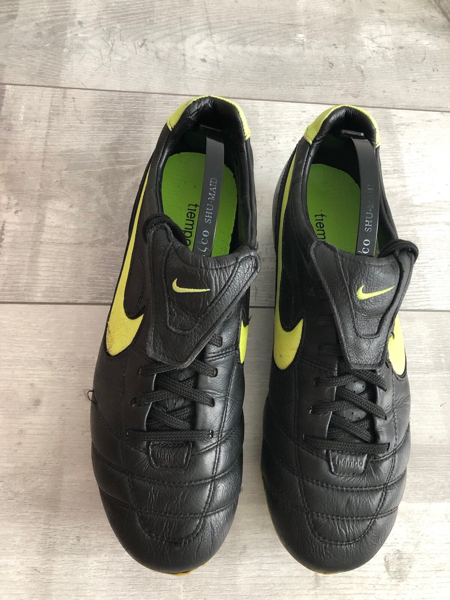 Nike Tiempo サッカーシューズ 黒 Nike Tiempo Legend Air Zoom Leather Black Green Football