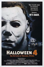 HALLOWEEN 4 The Return of Michael Myers Movie Poster Horror (1988)