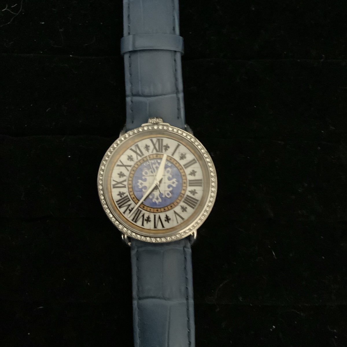 Womens Blue Capri Watch W/CZ Face, Original Packaging, New  display picture 1