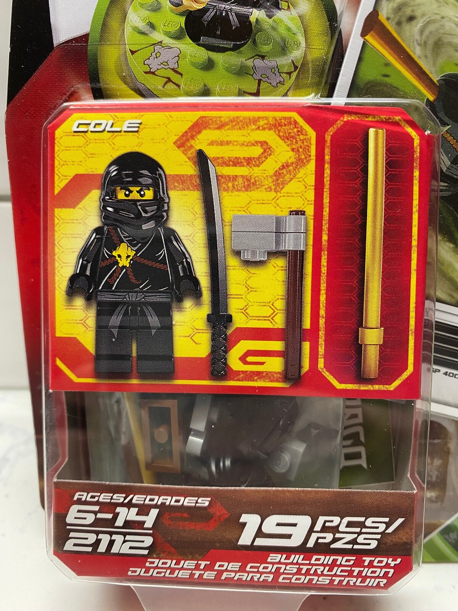Lego Ninjago 2112 Cole - Masters Of Spinjitzu - Brand New Factory