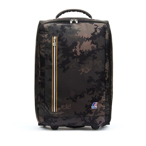 K-WAY Cabin Trolley K-Pocket 8AKK1341 K00B780 Camo Kway Suitcase Hand  Luggage 8033889676372 | eBay