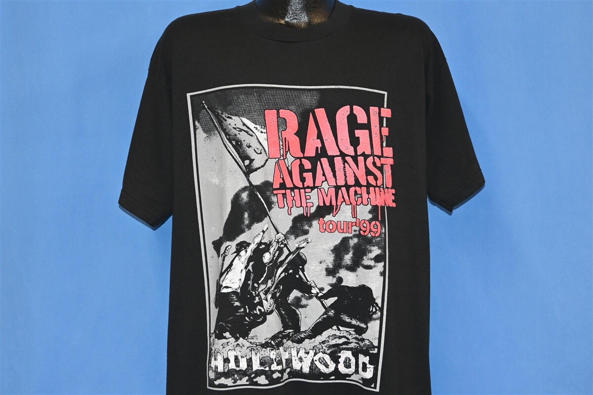 vintage 90s RAGE AGAINST THE MACHINE 1999 TOUR BATTLE LOS ANGELES 