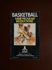 ATARI BASKETBALL VIDEO GAME ENGLISH INSTRUCTIONS BOOK