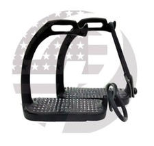4"/4.25''/4.50'/4.75"/5" Black Peacock Horse Stirrups Equestrian Fillis Stirrups