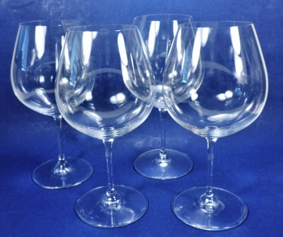 set of 4 RIEDEL VIVANT BURGUNDY (RED) WINE GLASSES (MINT) 8 1/2" eBay