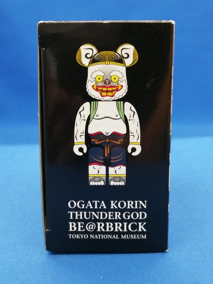 BE@RBRICK Oso Ladrillo 100 Ogata Korin Viento Dios Trueno Dios Medicom Juguete Foto 4 de 4