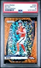 2024 Panini Prizm Bo Nix Disco Prizm Color Match PSA 8 Rookie