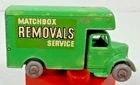 Vintage Matchbox Moko Lesney #17 Green Bedfords Removal Van 1950s 1956 1957