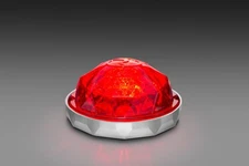 Roadworks Low Profile Watermelon Red Light / Red Lens Jewel series HERO light